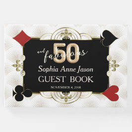 Casino Poker 3D 50 und fabelhafte Geburtstagsparty Gästebuch