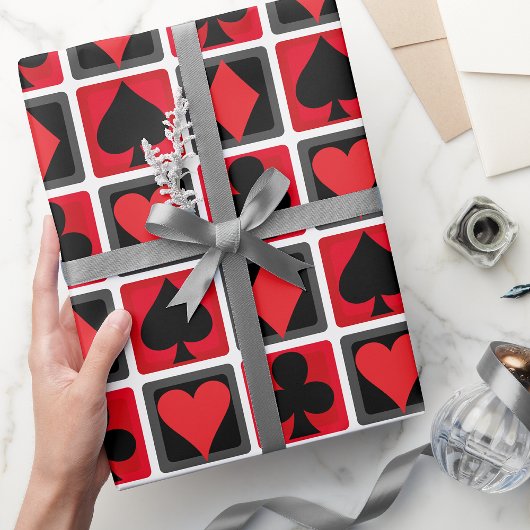 Casino Poker Card Anzug Packpapier