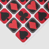 Casino Poker Card Anzug Tissue Paper Seidenpapier (Ausschnitt)