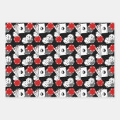 Casino Poker Card Party Geschenkpapier Set (Vorderseite 2)