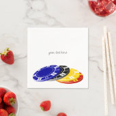 Casino Poker Chips Papier Napkins Set Serviette (Beispiel)