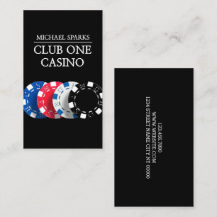 Casino, Poker, Dealer, Entertainment, Magier Visitenkarte