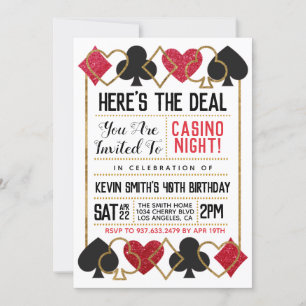 Casino Poker Einladung