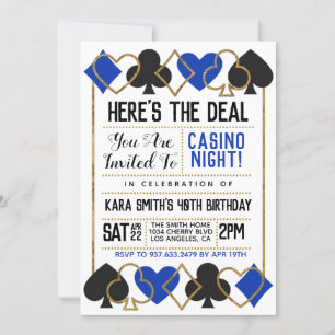 Casino Poker Einladung