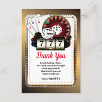Casino, Poker, Erwachsene, danke Karte
