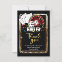 Casino, Poker, Erwachsene, danke Karte