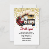 Casino, Poker, Erwachsene, danke Karte (Vorderseite)