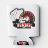 Casino, Poker, Erwachsenenartikel Dosenkühler (Rückseite)