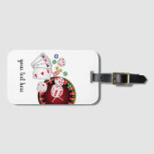 Casino, Poker, Erwachsenenartikel, Gepäckstück Gepäckanhänger (Vorderseite (Horizontal))