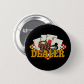 Casino Poker Händler Button (Vorne & Hinten)