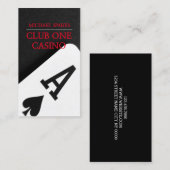Casino, Poker, Händler, Unterhaltung, Magier Visitenkarte (Vorne/Hinten)