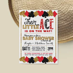 Casino Poker Kinderbettdusche Einladung