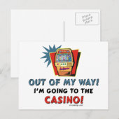 Casino Postkarte (Vorne/Hinten)