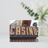 Casino Postkarte (Stehend Vorderseite)