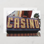 Casino Postkarte (Vorne/Hinten)