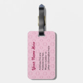 Casino Queen - Anpassen Gepäckanhänger (Rückseite vertikal)