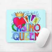 Casino Queen Blue Mouse Pad Mousepad (Mit Mouse)