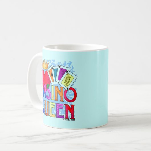 Casino Queen Kaffeetasse (Vorderseite Links)