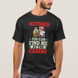 Casino Rent Slot Machine Spielchipkarte Spieler T-Shirt