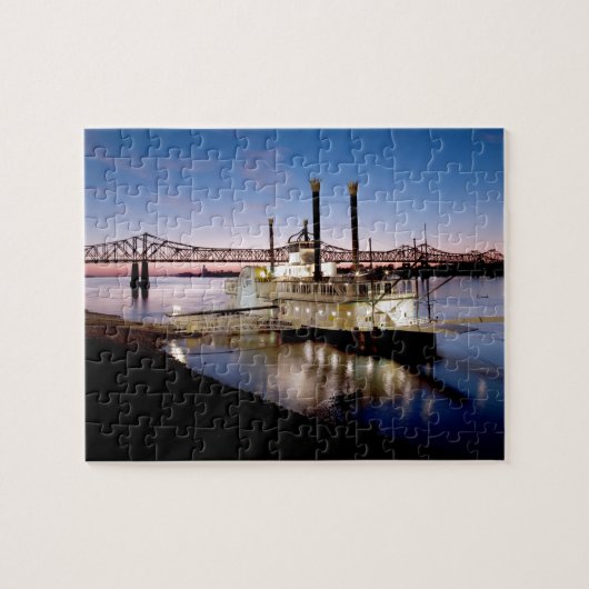 Casino Riverboat in Dusk Puzzle (Horizontal)