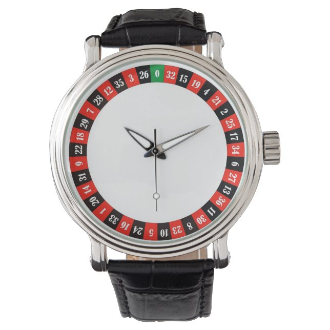 Casino Roulette Armbanduhr (Vorderseite)