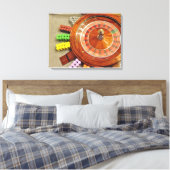 Casino Roulette drehen Leinwanddruck (Insitu (Schlafzimmer))