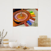 Casino Roulette drehen Poster (Küche)