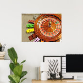 Casino Roulette Roulette Drehen Poster (Heimbüro)