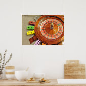 Casino Roulette Roulette Drehen Poster (Küche)