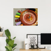 Casino Roulette Roulette Drehen Poster (Heimbüro)