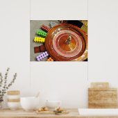 Casino Roulette Roulette Drehen Poster (Küche)