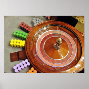 Casino Roulette Roulette Drehen Poster