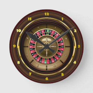 Casino Roulette Runde Wanduhr