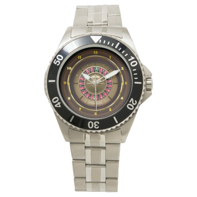 Casino Roulette Watch Armbanduhr (Vorderseite)