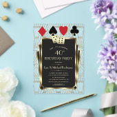 Casino Royale Las Vegas Poker Geburtstag Acryleinladungen (In Situ (Hochzeit))