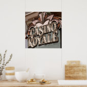 Casino Royale Las Vegas Retro Poster (Küche)