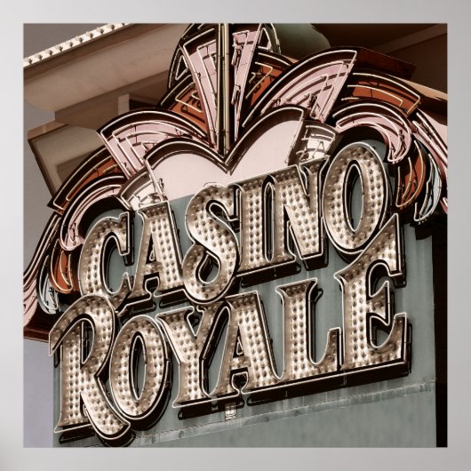 Casino Royale Las Vegas Retro Poster (Vorne)