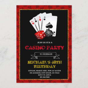 Casino Royale Party Einladung