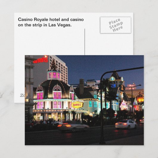 Casino Royale Postkarte (Vorne/Hinten)