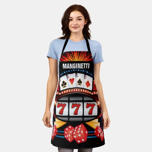 Casino Schürze (Getragen)