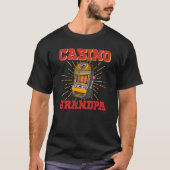 Casino slot machines gambler gambling pub saying T-Shirt (Vorderseite)
