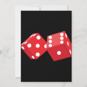 Casino-Slotmaschine für Rentenzahlungen las Vegas Einladung (Rückseite)