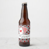 Casino Spielautomaten Bierflaschenetikett (Vorderseite)