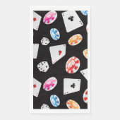 Casino, Spiele Zubehör Muster 2 Serviette (Vorderseite)