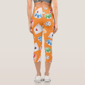 Casino, Spiele Zubehör Muster 3 Capri Leggings (Rückseite)