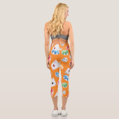 Casino, Spiele Zubehör Muster 3 Capri Leggings (Rückseite)