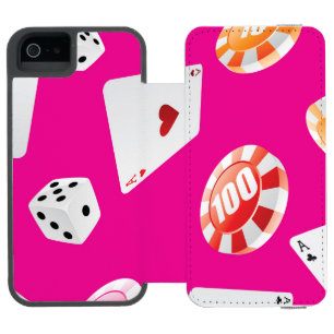 Casino, Spiele Zubehör Muster 7 Incipio Watson™ iPhone 5 Geldbörsen Hülle