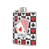 Casino Spielkarte Flachmann (Links)