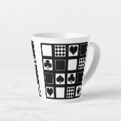 Casino Spielkarten Anzug Rodelbahn mit Aussicht Milchtasse (Rechte Ecke)