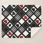 Casino Spielkarten Anzug Rodelbahn mit Aussicht Sherpadecke (Vorderseite (Horizontal))